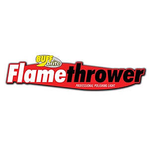 buff brite flame thrower LED detailing light canada logo