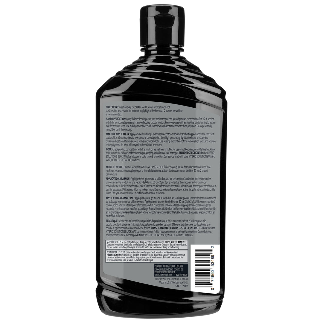 Turtle Wax HS Ceramic Acrylic Black Polish 14oz - CARZILLA.CA