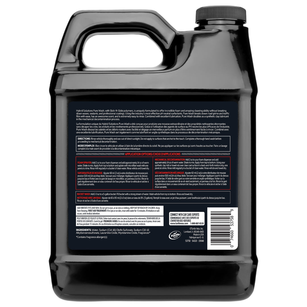Turtle Hybrid Solutions Slick N Slide Pure Wash 64oz - CARZILLA.CA