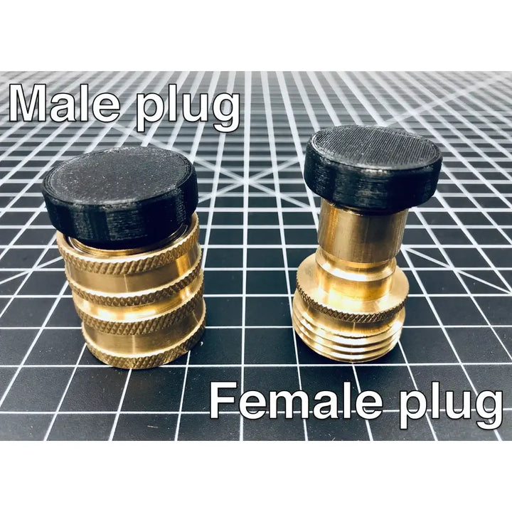 DribbleStopper 3/4" Garden Hose Plug (Female) - CARZILLA.CA