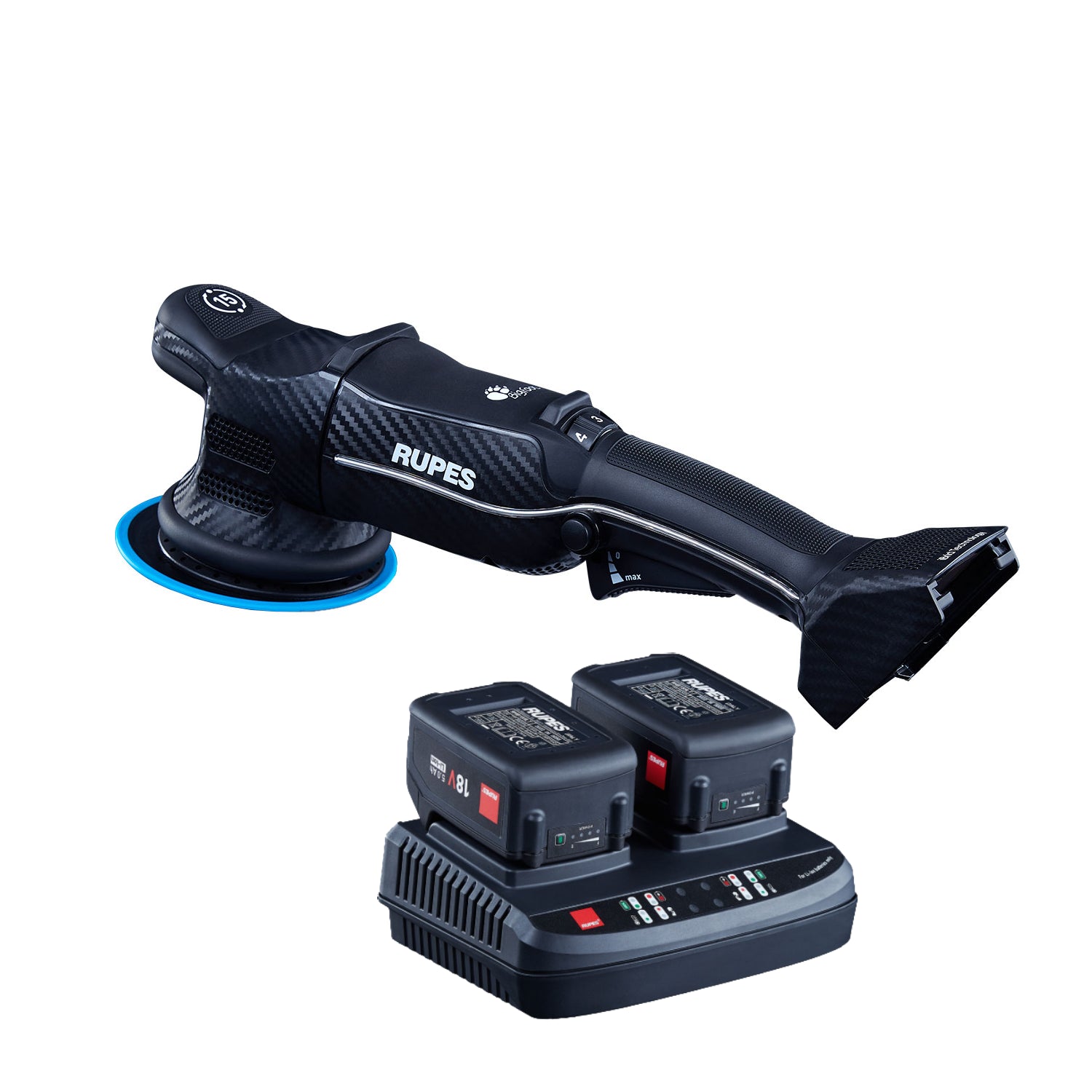 RUPES iBrid HLR15 Tool With 2 Batteries HLR15/CB2/STD