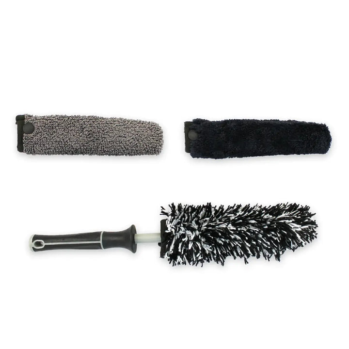 Detail Factory Wheel Brush with Interchangeable Covers (Covers only or Brush kit) - CARZILLA.CA