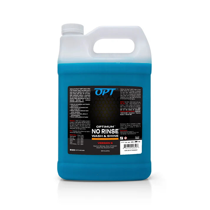 Optimum ONR No Rinse Wash and Shine 128oz Rev6 - CARZILLA.CA