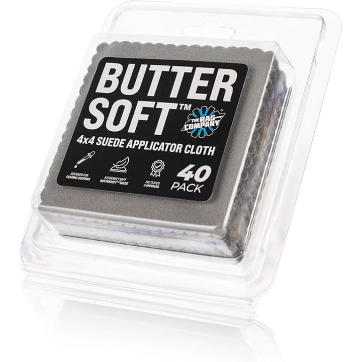 The Rag Company Buttersoft Suede Cloths 10x10cm (40 Pack) - CARZILLA.CA