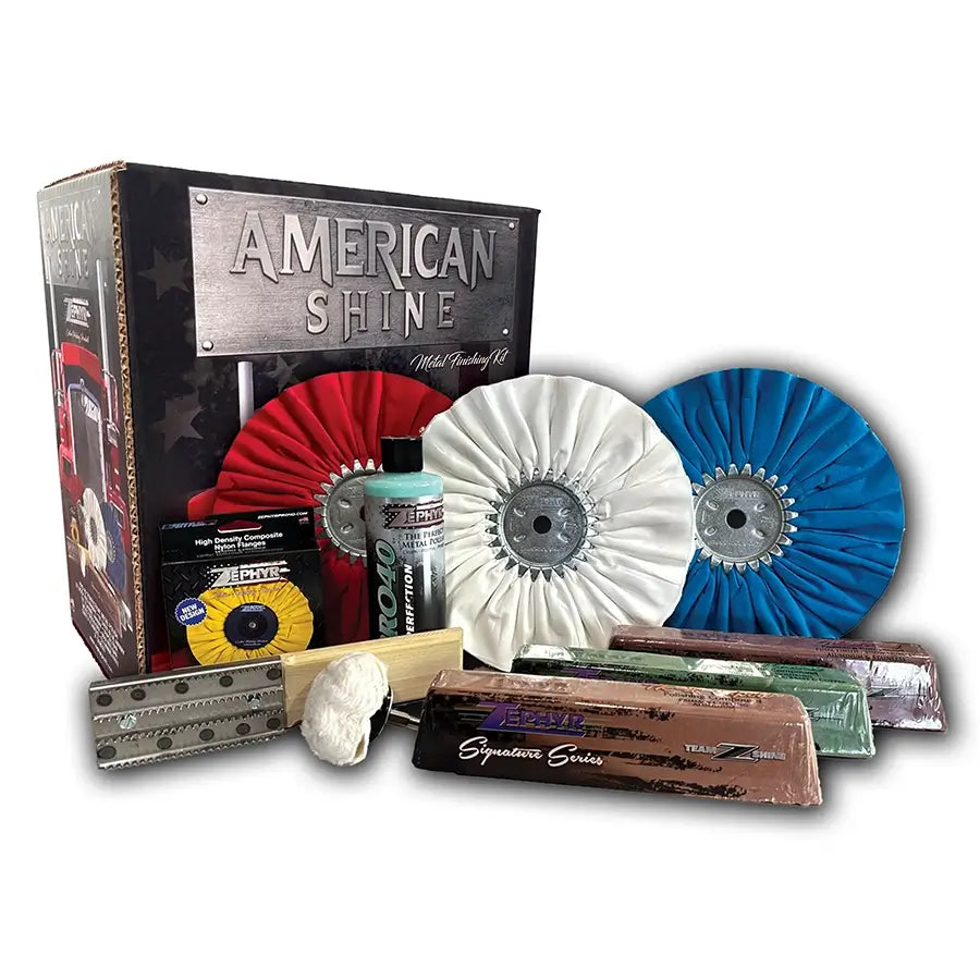 Zephyr American Shine Metal Finishing Kit 10