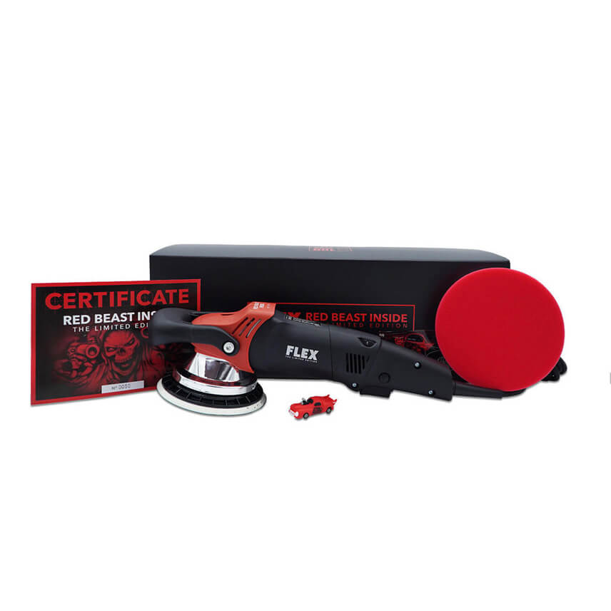 Flex XC 3401 VRG DA Polisher Red Beast Special Edition - CARZILLA.CA
