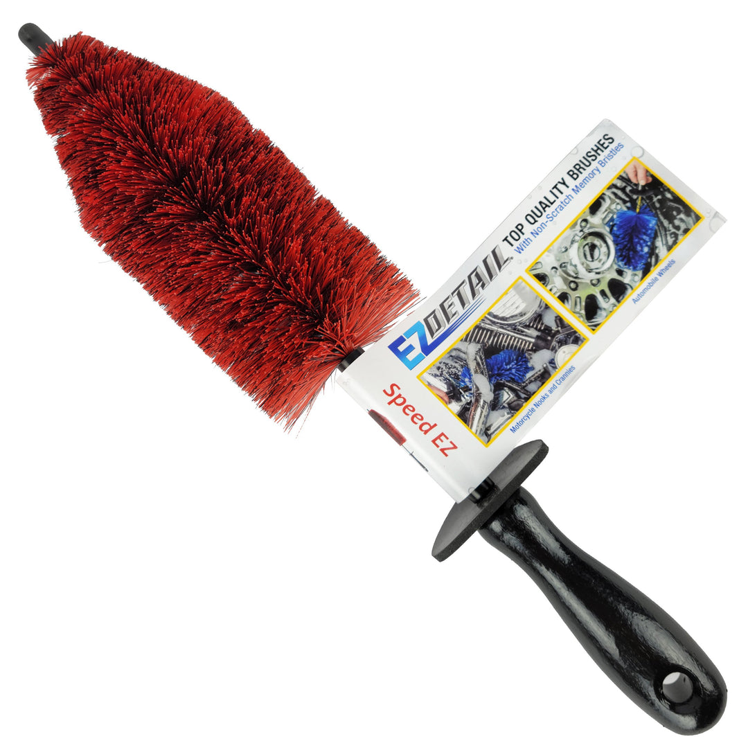 Little EZ Wheel Brush (Red, Blue) - CARZILLA