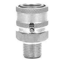 MTM Locking Stainless Steel Quick Connect Coupler 1/2 and 3/8 male, female (24.0623, 24.0637, 24.0638, 24.0639) - CARZILLA.CA