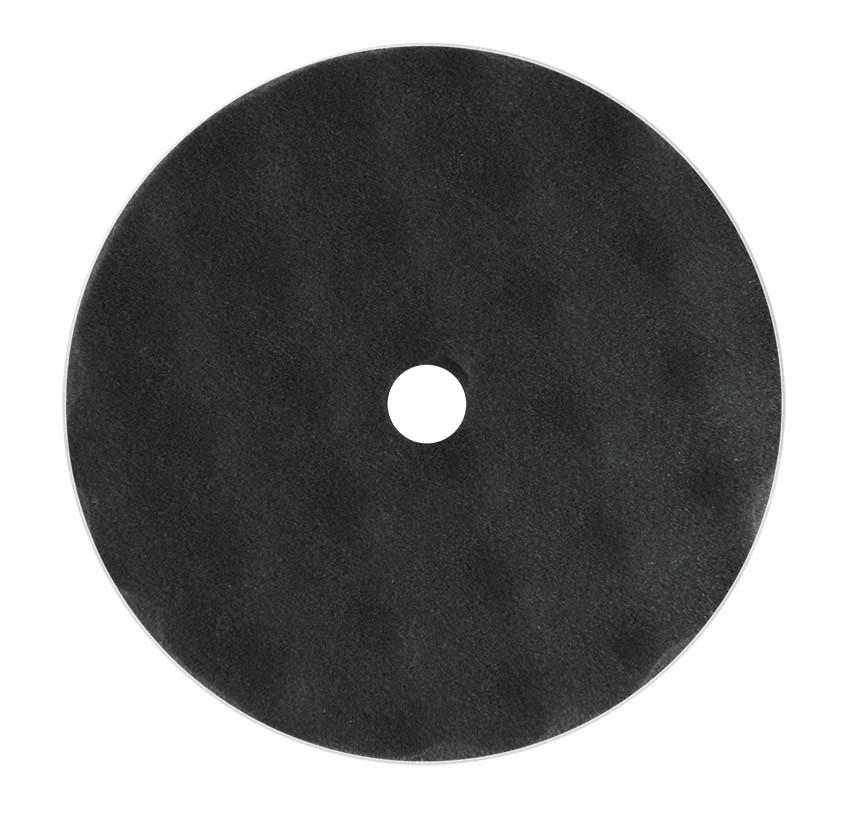 8" Black Finishing Waffle Convoluted Foam Pad - CARZILLA.CA