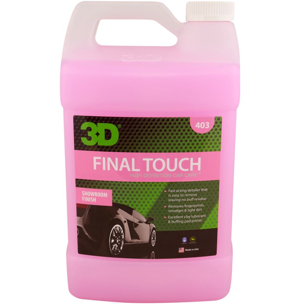 3D Final Touch Quick Detailer Claylube 128oz - CARZILLA