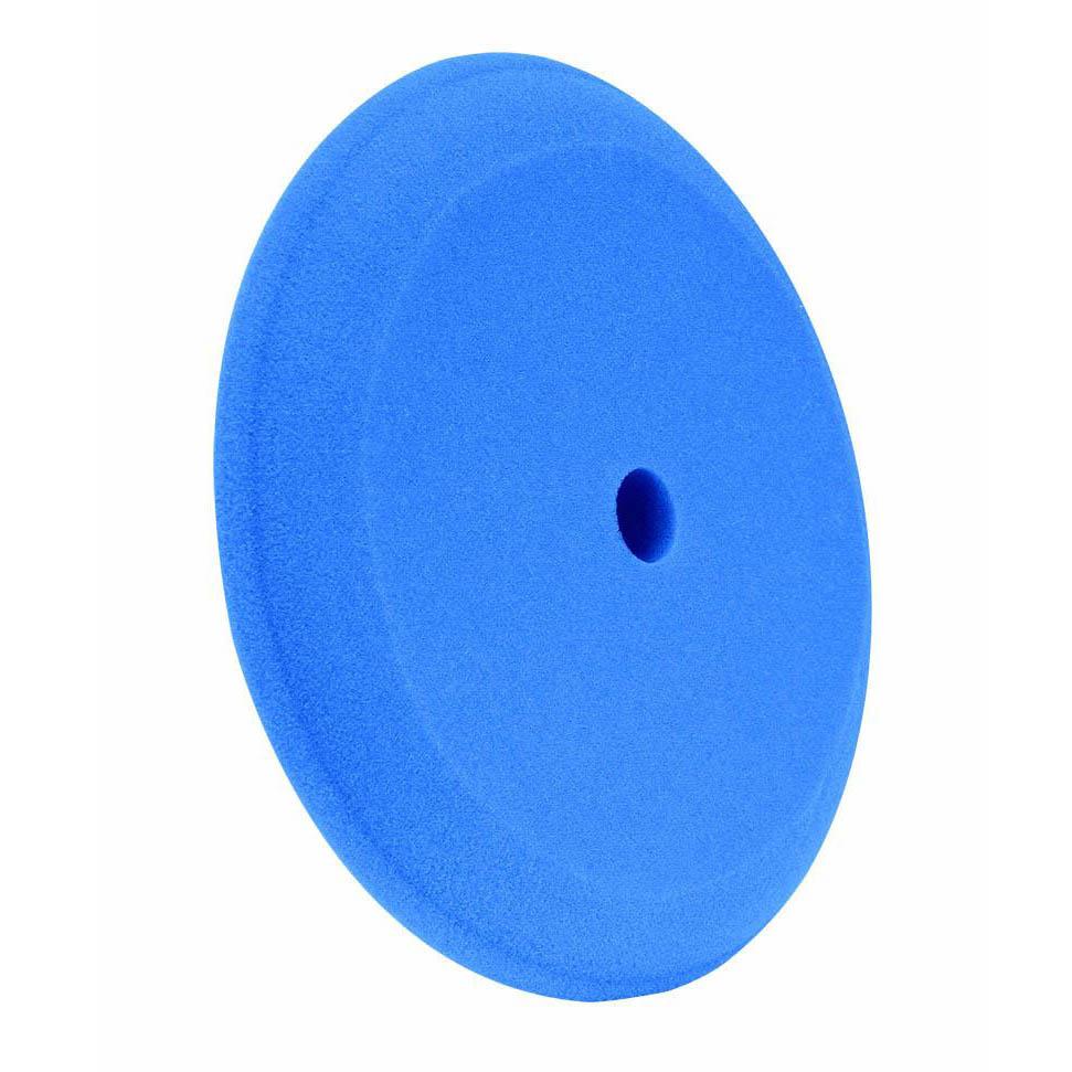 9" (7" Hook&Loop Surface) Buff and Shine Blue Soft Finishing Pad, Contour Edge - CARZILLA.CA