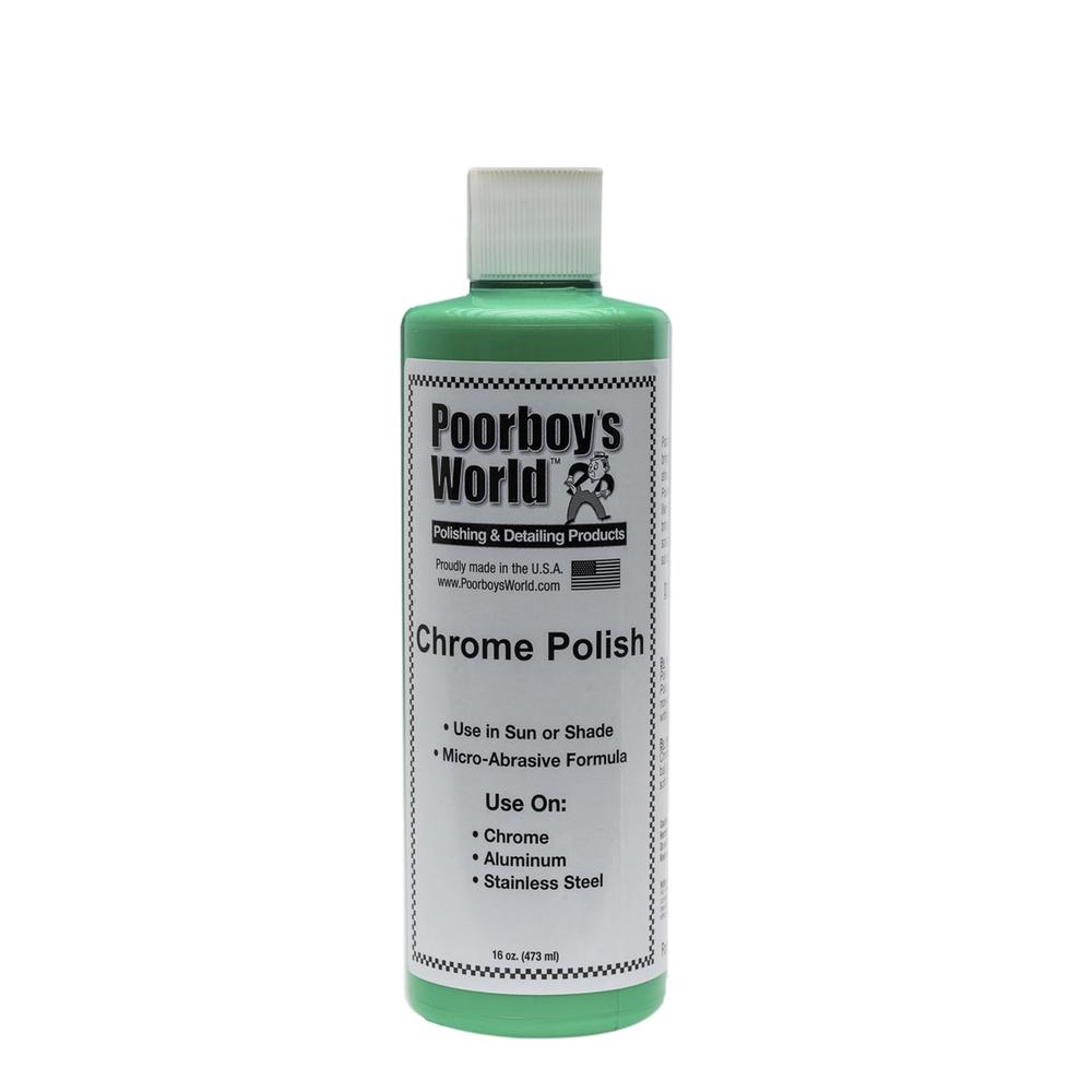 Poorboy's World Chrome Polish 16oz - CARZILLA.CA