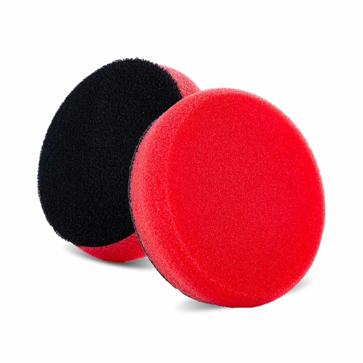 Lake Country Hybrid Force Pad System - Red Final Finishing Wax Pad 3.5", 5.5", 6.5" - CARZILLA.CA