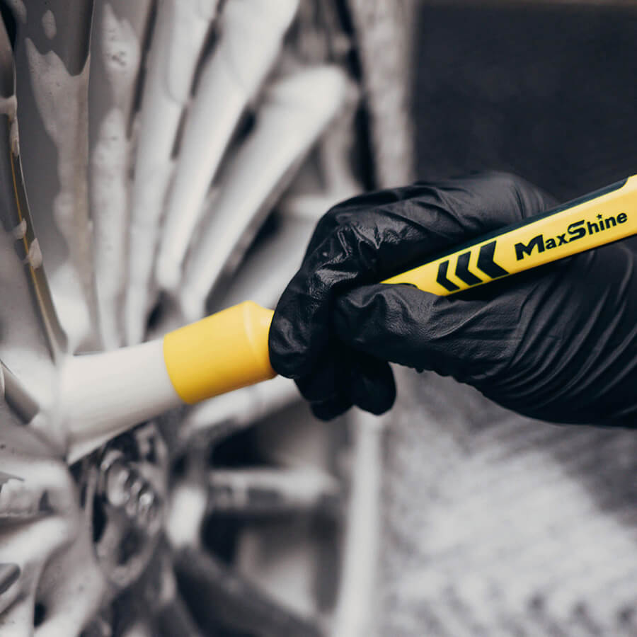 Maxshine Detail Brush White Classic - CARZILLA.CA