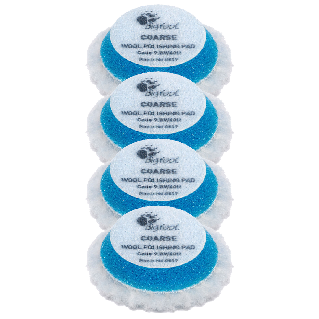 Rupes Coarse Wool Pads 4pk 9.BW40H - CARZILLA.CA