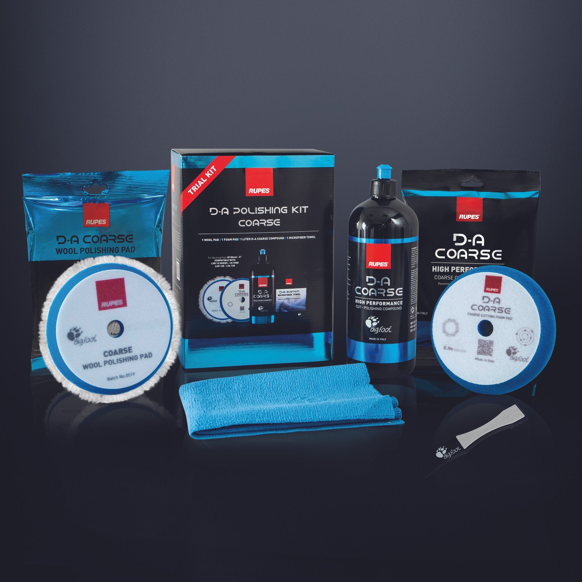 Rupes Bigfoot DA Coarse Trial Kit 150mm 180mm