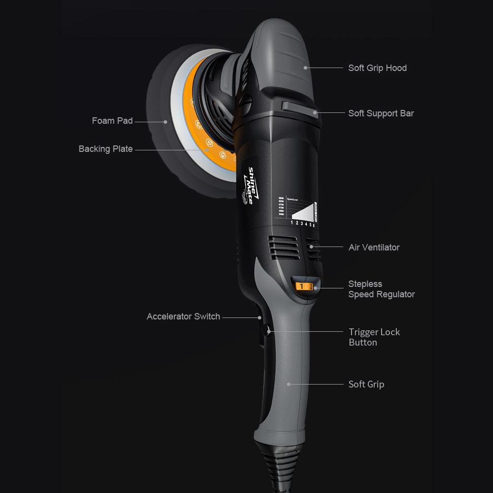 ShineMate EX620 5" 15mm DA Polisher Kit - CARZILLA.CA