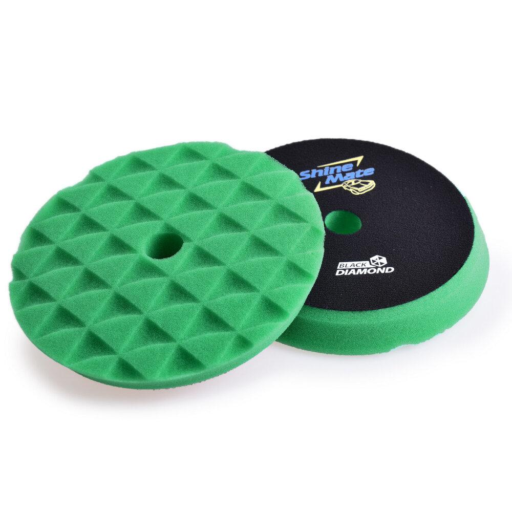 ShineMate Green Heavy Cutting Pad (5.5", 6.5") - CARZILLA.CA