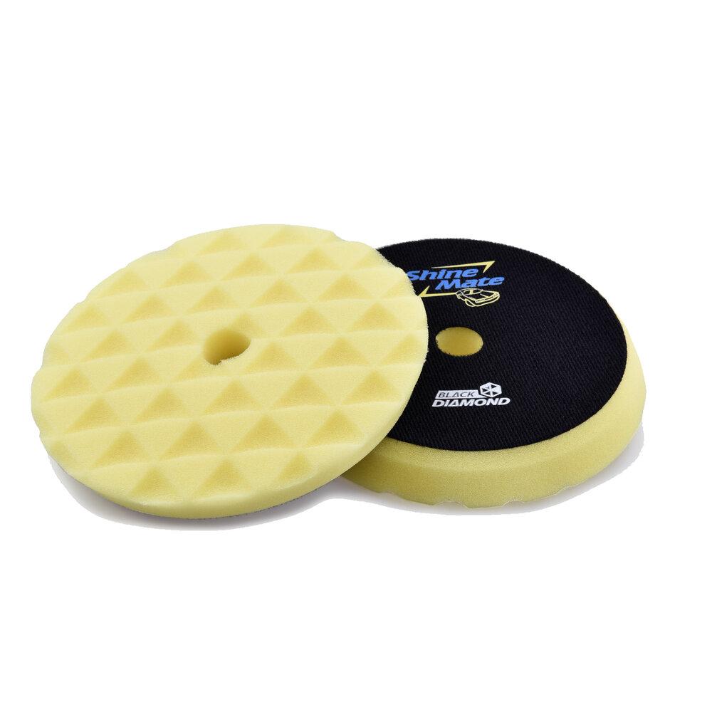 ShineMate Yellow Cutting Pad (5.5", 6.5") - CARZILLA.CA