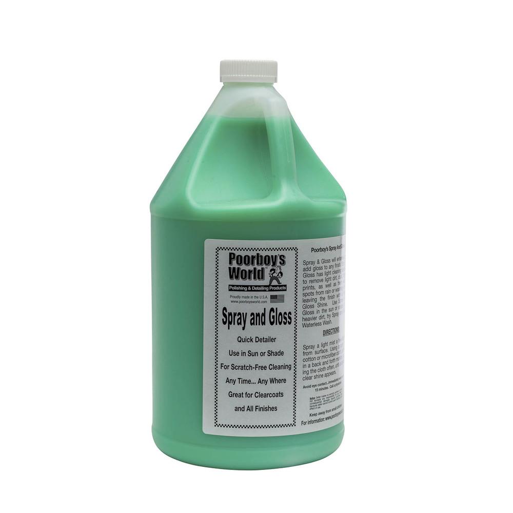Poorboy's World Spray and Gloss 16oz, 32oz, 128oz - CARZILLA.CA