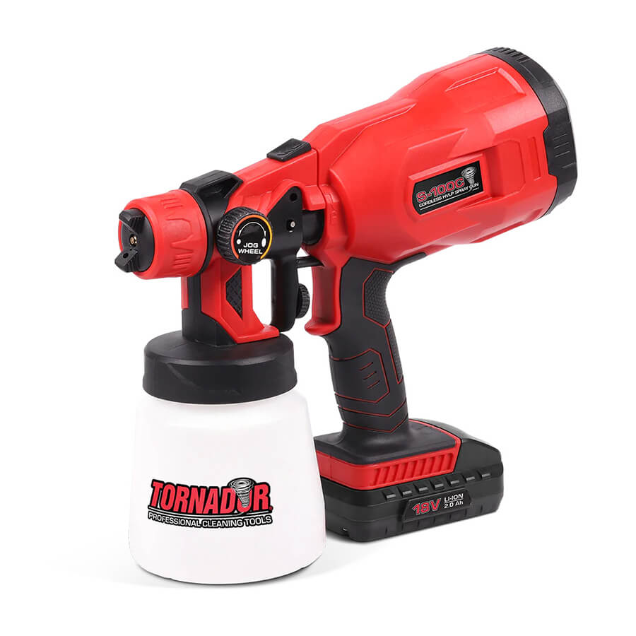 Tornador S 100C Cordless HVLP Spray Gun CARZILLA