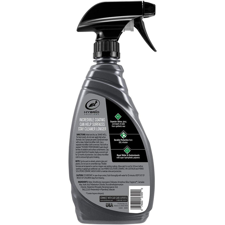 Turtle Wax HS Ceramic Wax Coating Spray 16oz - CARZILLA.CA