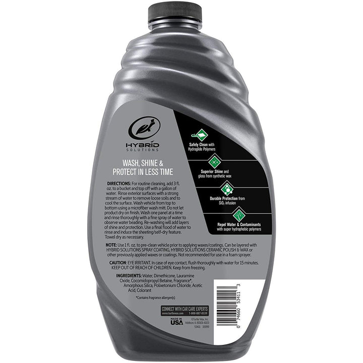 Turtle Wax HS Wash & Wax 48oz - CARZILLA.CA