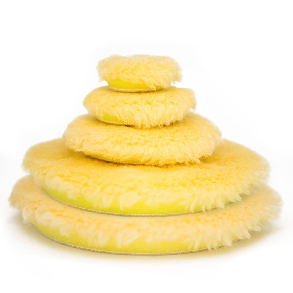 RUPES Wool Polishing Pad (Medium) 90mm 3.5" BW100M - CARZILLA