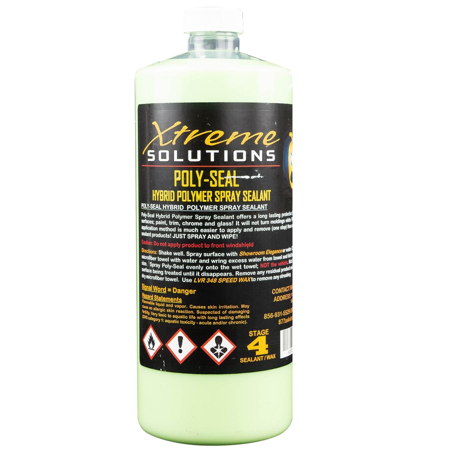 Xtreme Solutions PolySeal Hybrid Polymer SiO2 Spray Sealant 32oz Refill