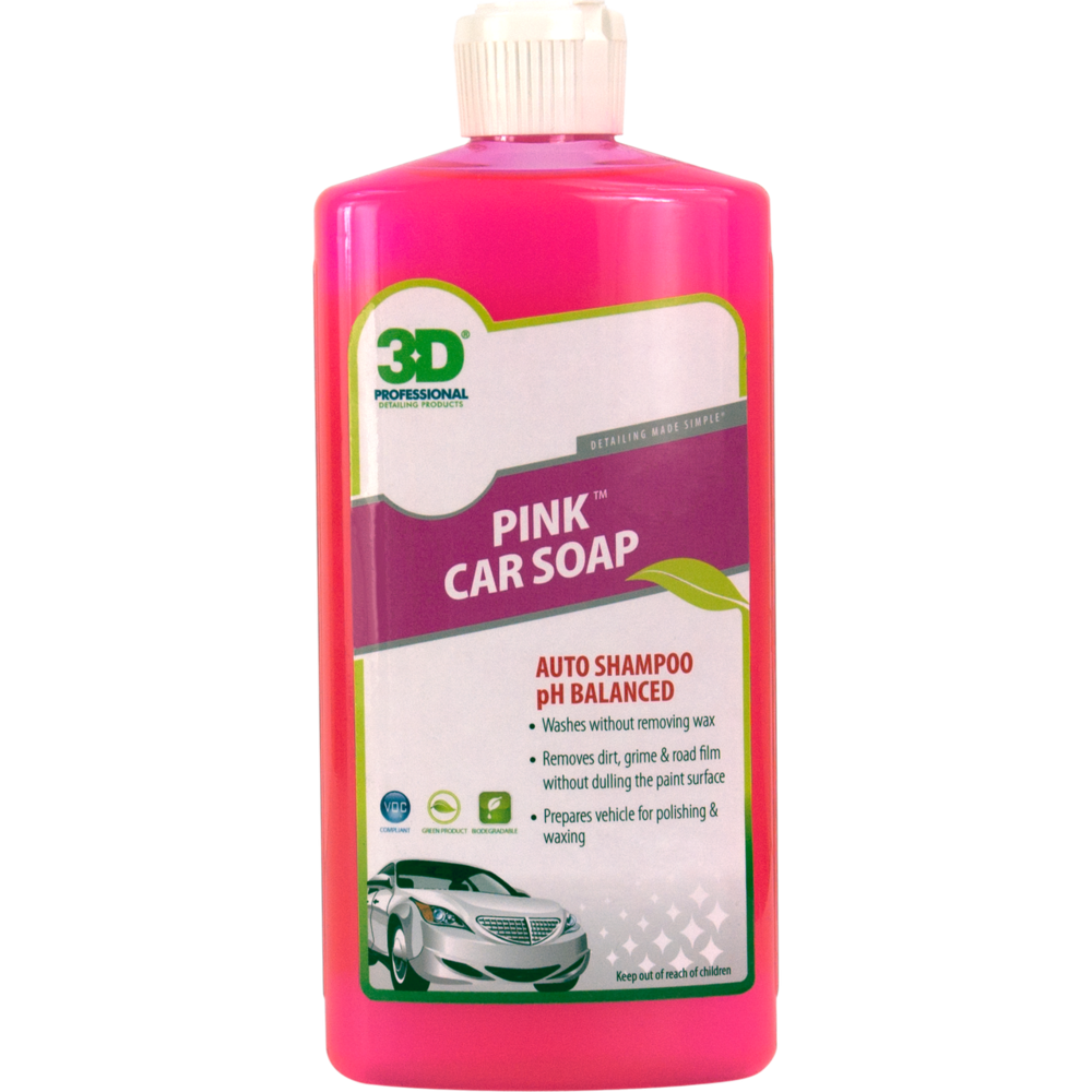 3D Pink Car Foam/Bucket Wash Soap 16oz - CARZILLA.CA