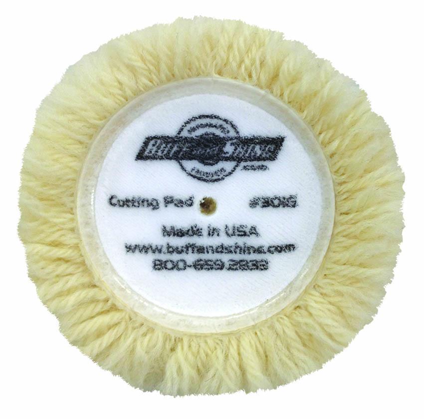 3" Buff and Shine White Wool Grip Pad - CARZILLA.CA