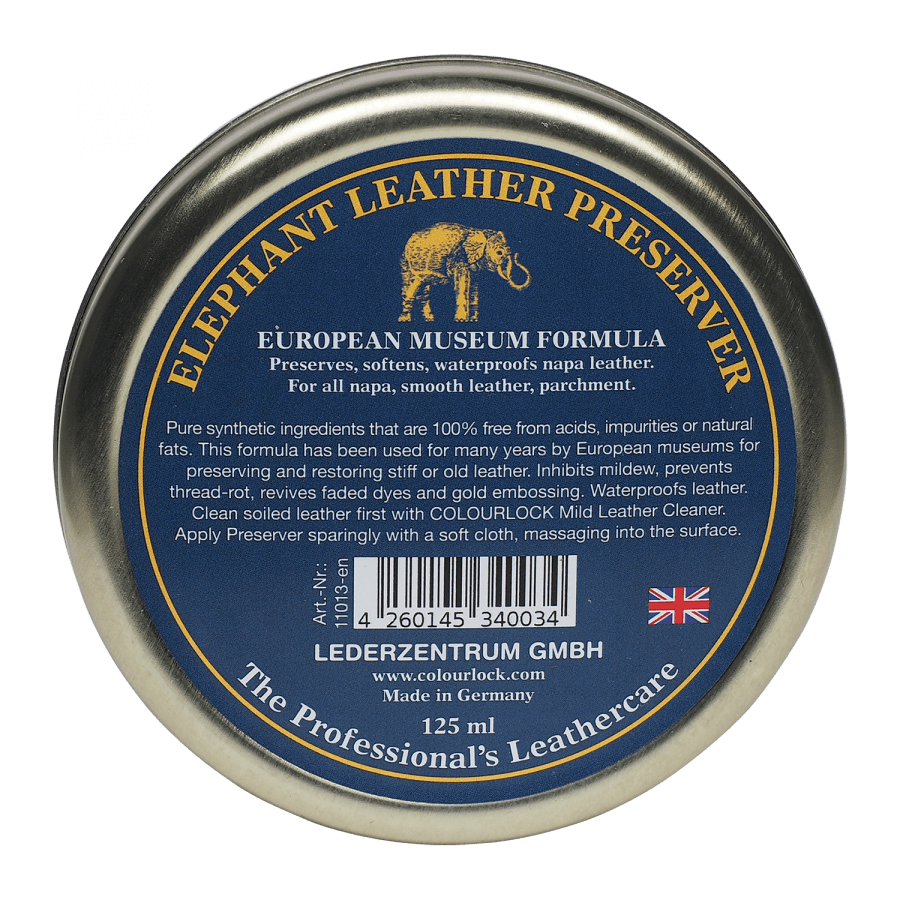 Colourlock Elephant Leather Preserver Wax 125ml - CARZILLA.CA