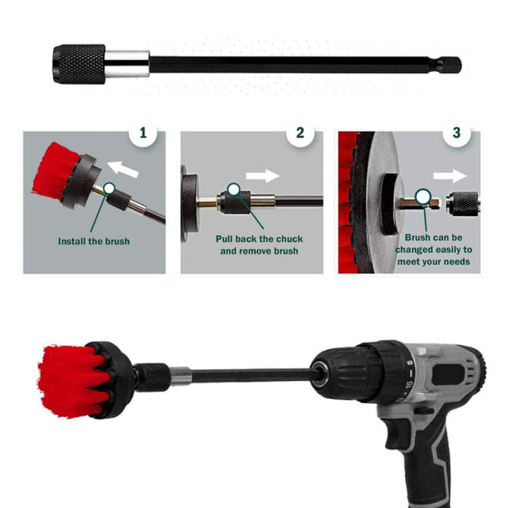 Maxshine Drill Brush Extension - CARZILLA.CA