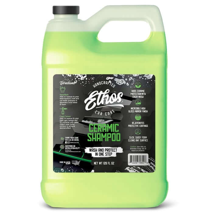Ethos Ceramic Shampoo 128oz - CARZILLA.CA
