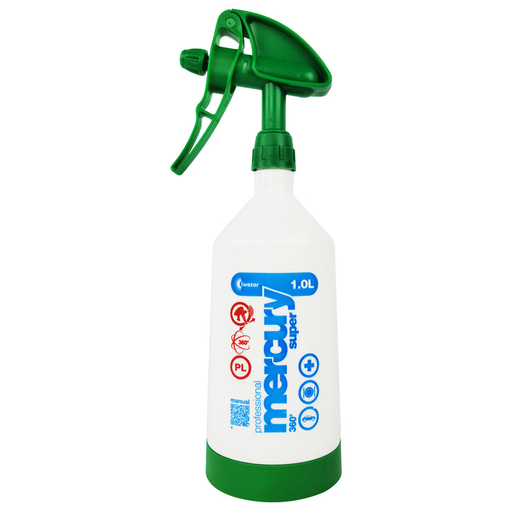 Mercury Pro+ 360° Degree Sprayer (500ml, 1L) - Assorted Colours - CARZILLA.CA