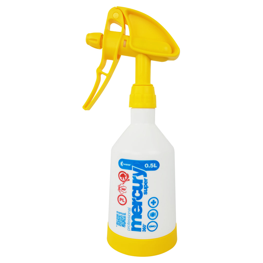Mercury Pro+ 360° Degree Sprayer (500ml, 1L) - Assorted Colours - CARZILLA.CA