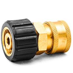 MTM Hydro Twist Seal Coupler X 3/8" Brass QC Coupler 24.0448 M22 (14mm) - CARZILLA.CA