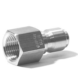 MTM Hydro Stainless Steel 3/8" QC Female Plug 24.0081 - CARZILLA.CA