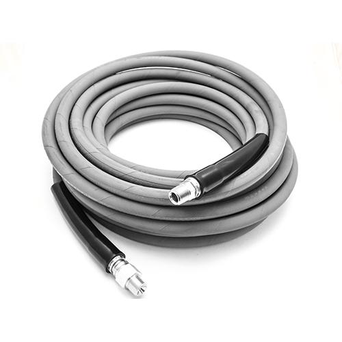 MTM Hydro KobraJet 50ft 4,000 PSI Non-Marking Grey Hose 29.5212 (No QC) - CARZILLA.CA