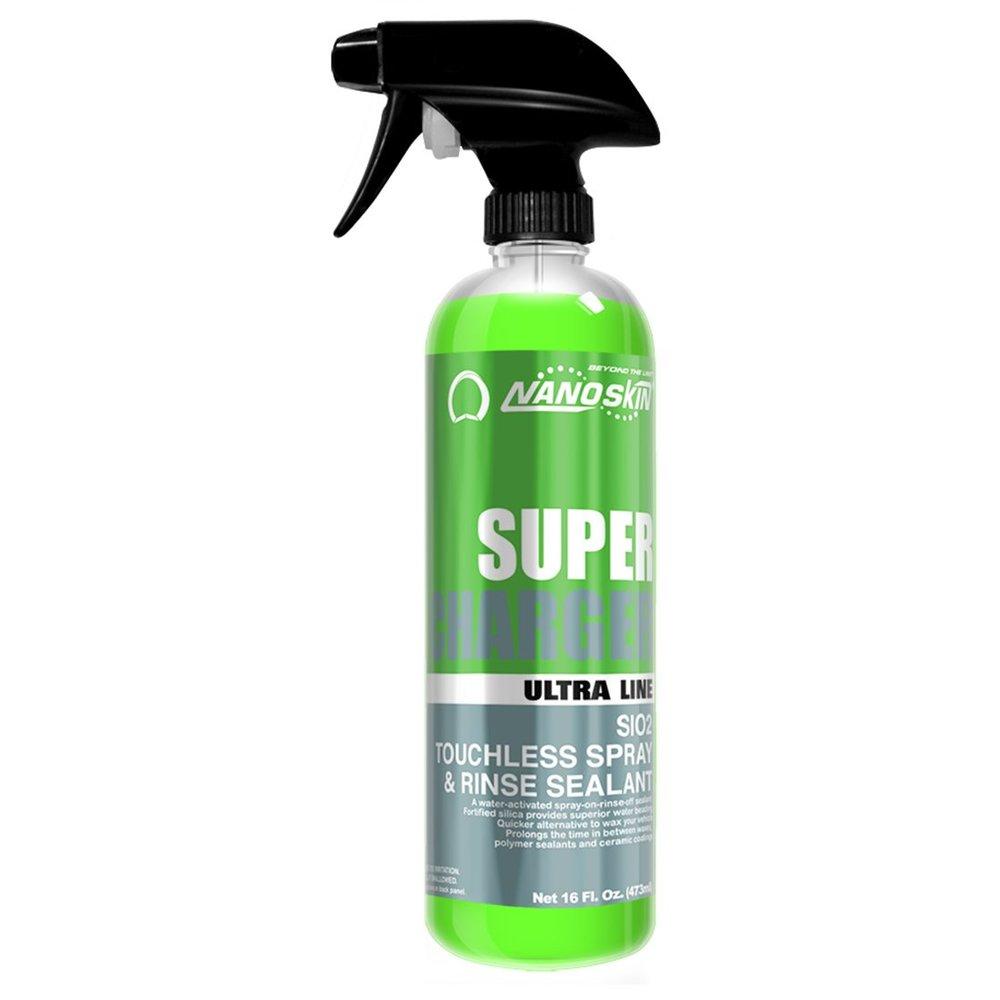 Nanoskin SUPER-CHARGER SiO2 Touchless Spray & Rinse Sealant 16oz - CARZILLA.CA