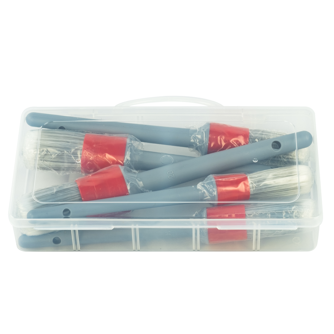 POPO Essentials Soft Detailing Brush Set (High Density, Split-End Fibers) - CARZILLA.CA