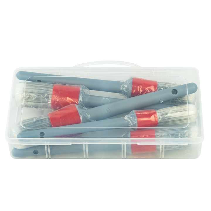 POPO Essentials Soft Detailing Brush Set (High Density, Split-End Fibers) - CARZILLA.CA