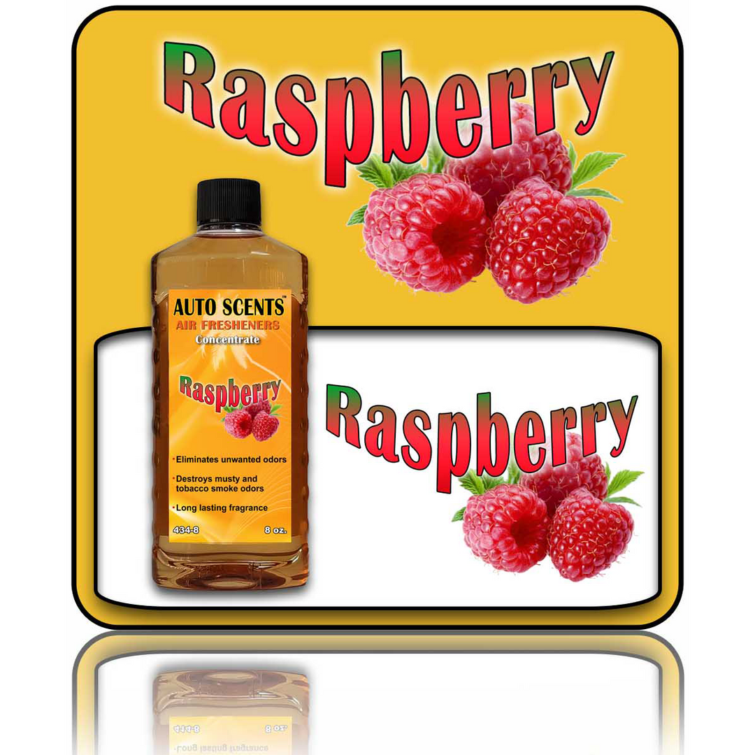 Raspberry Air Freshener Concentrate 8oz - CARZILLA.CA