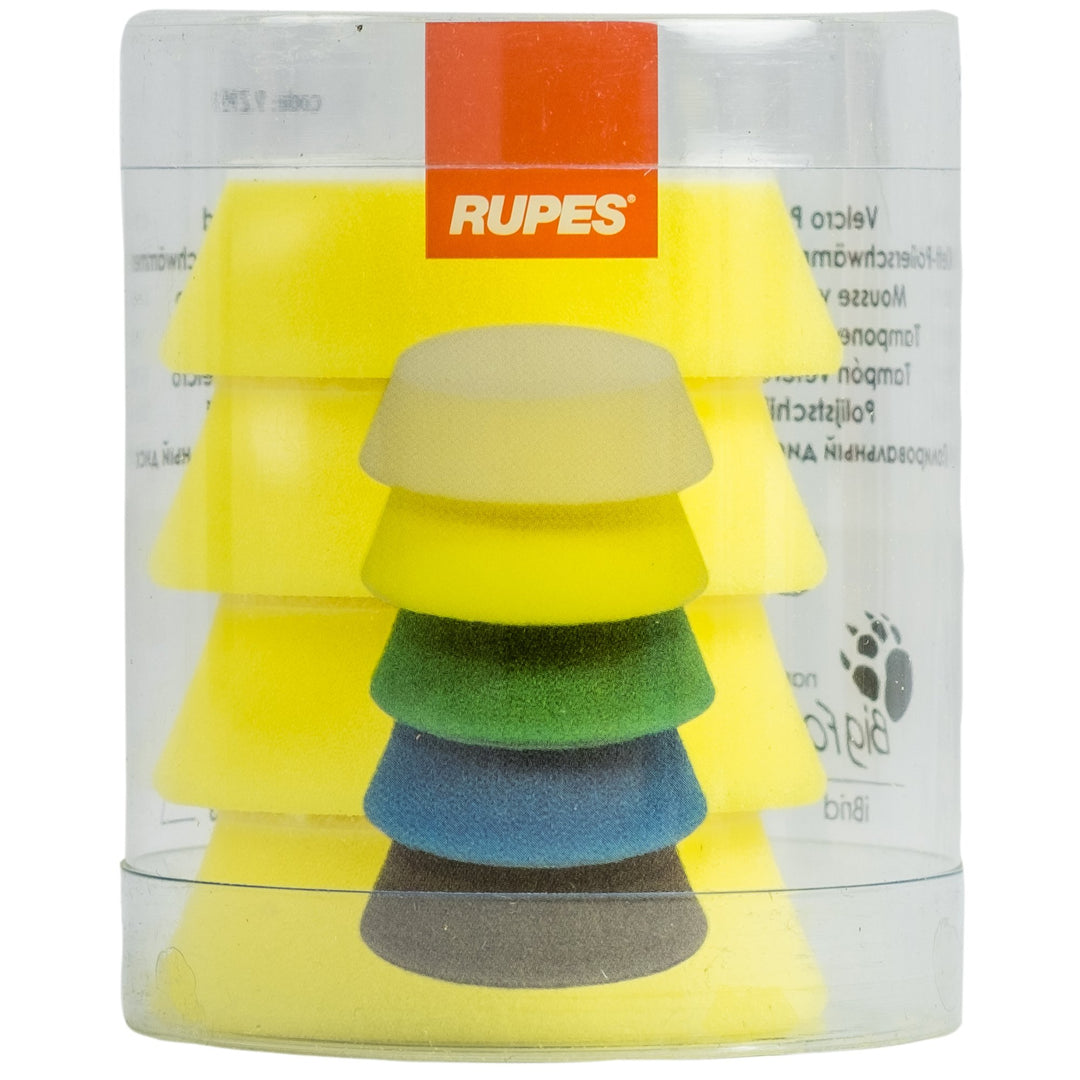 RUPES 2" Yellow Fine Foam 9.BF70M 4 Pack - CARZILLA.CA