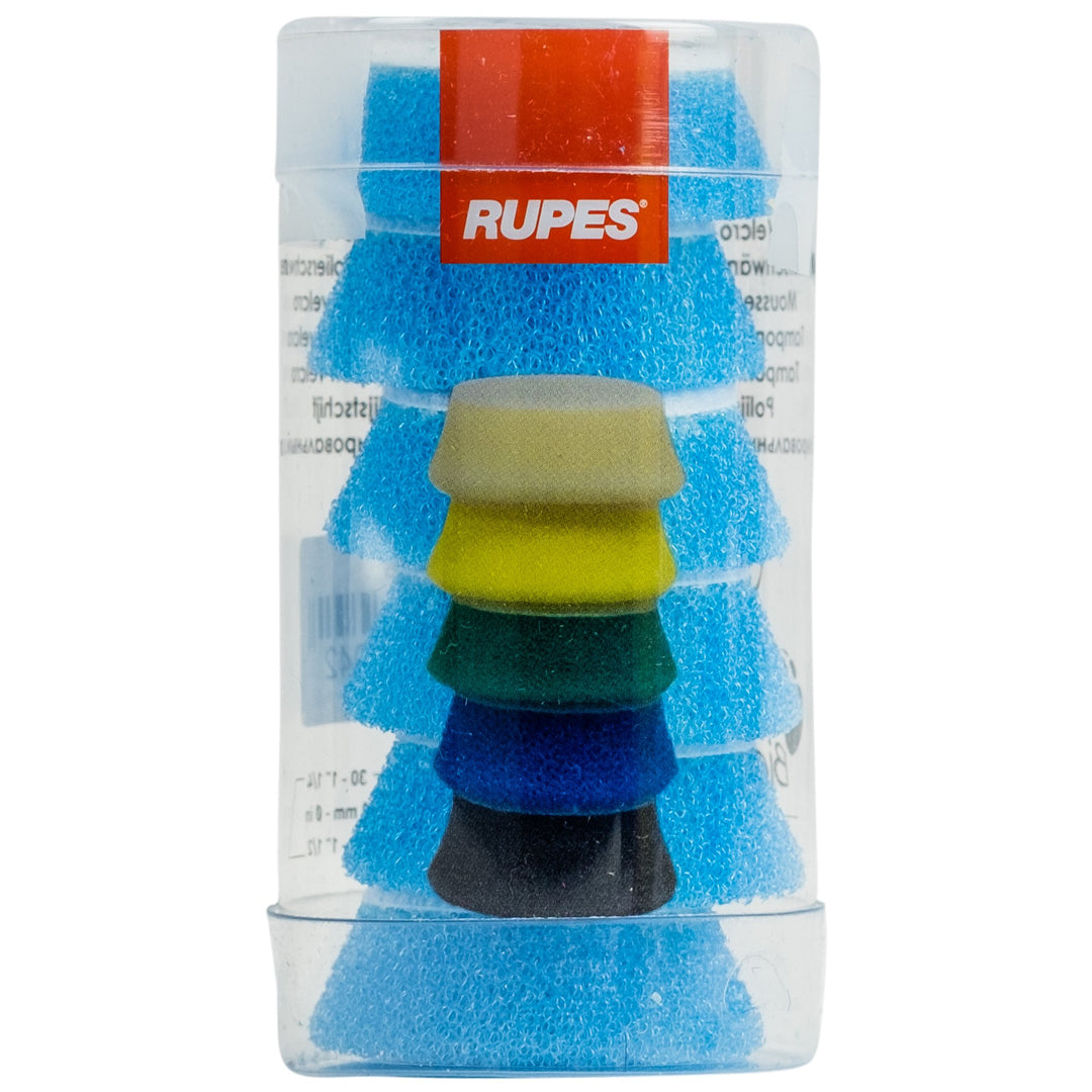 RUPES 1" Blue Coarse Foam 9.BF40H 6 Pack - CARZILLA.CA