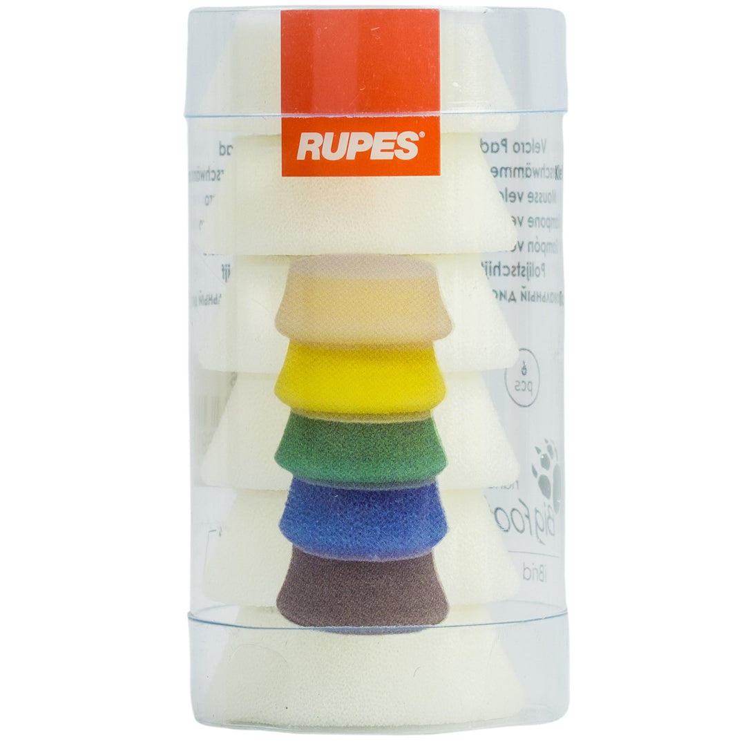 RUPES 1" White Ultra Fine Foam 9.BF40S 6 Pack - CARZILLA.CA