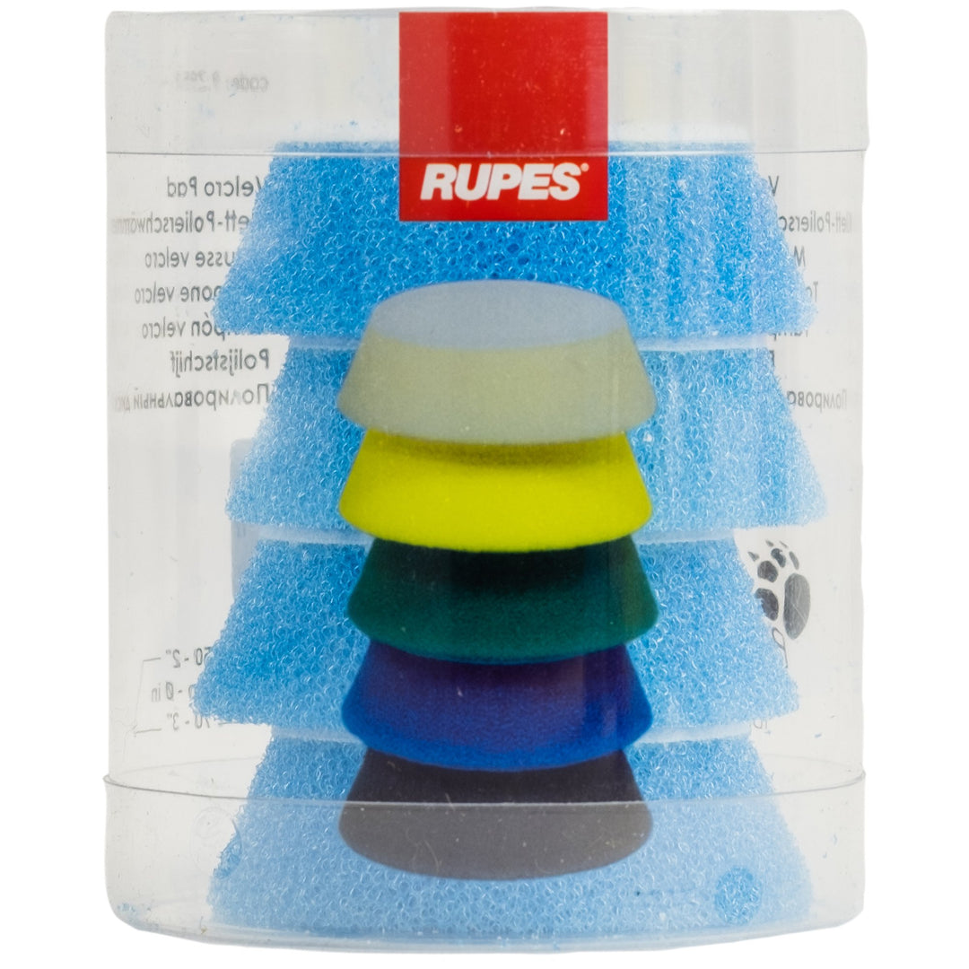 RUPES 2" Blue Coarse Foam 9.BF70H 4 Pack - CARZILLA.CA