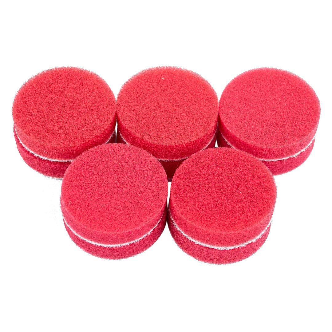 ShineMate (1.5", 2.5") Red Finishing Pad (10 Pack) - CARZILLA.CA