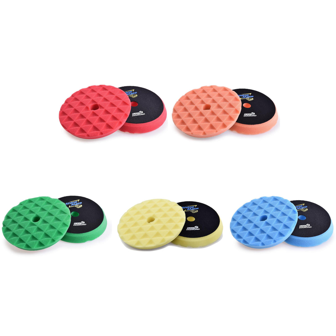 Shinemate 5.5" Diamond Pad 5-Pack Set - CARZILLA.CA