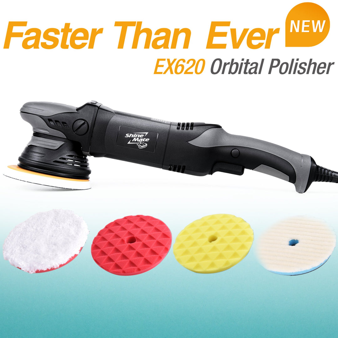 ShineMate EX620 5" 15mm DA Polisher Kit - CARZILLA.CA